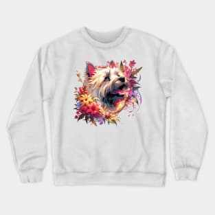 Cairn Terrier Joyful Mothers Day Dog Mom Gift Crewneck Sweatshirt